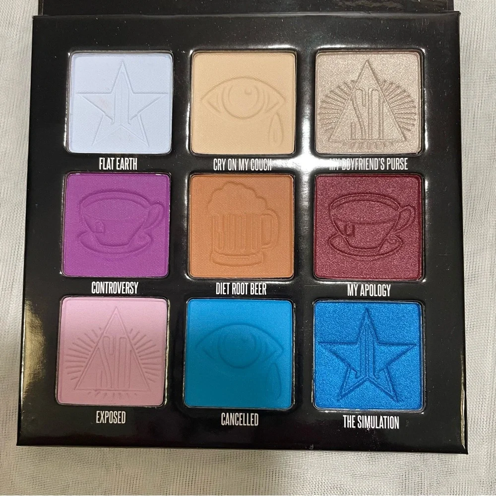 Jeffree Star X Shane Dawson Mini Controvery Eyeshadow Palette, NIB
